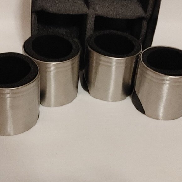 Set of 4 Assorted 75th Mopar Logo Metal Piston 1997-2012 - Picture 4 of 8